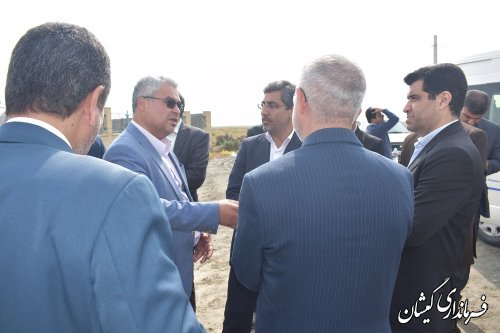 بازدید معاون وزیرصمت از ناحیه صنعتی گمیشان