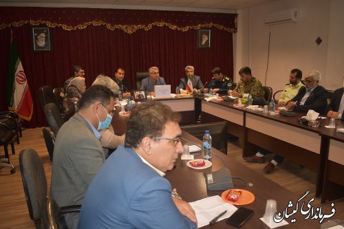 برگزاری ششمین جلسه شورای هماهنگی مبارزه با موادمخدر شهرستان گمیشان 