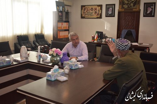 برگزاری ملاقات عمومی فرماندار گمیشان