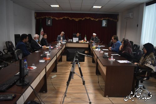 دهمین جلسه قرارگاه عفاف و حجاب شهرستان