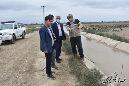 بهره برداری از آب بندان سبز دشت قلعه ها شهرستان گمیشان