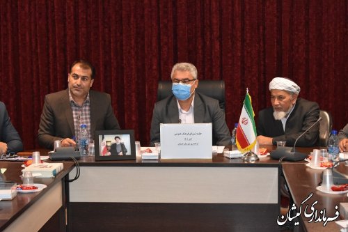 برگزاری جلسه شورای فرهنگ عمومی شهرستان گمیشان 