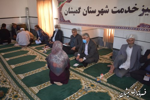 برگزاری میز خدمت در روستای قلعه جیق کوچک