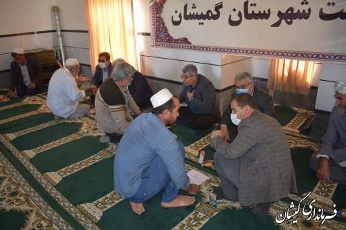 برگزاری میز خدمت در روستای قلعه جیق کوچک