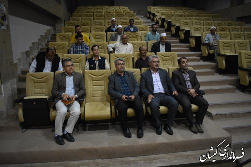 حضور فرماندار گمیشان در کلاس آموزشی دهیاران شهرستان