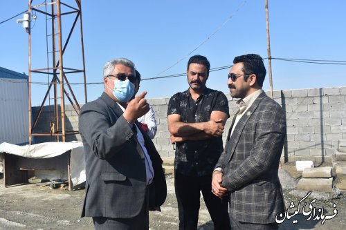 بازدید فرماندار گمیشان از بیمارستان 64 تختخوابی شهرستان گمیشان