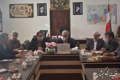 برگزاری جلسه شورای ترویج و توسعه فرهنگ ایثار و شهادت شهرستان گمیشان 
