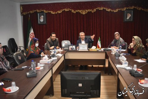برگزاری نشست شورای اندیشه ورزی بانوان شهرستان گمیشان 