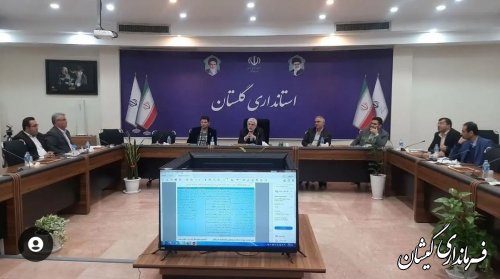 برگزاری جلسه طرح توسعه پایدارمنظومه روستایی شهرستان گمیشان در دفتر استاندار