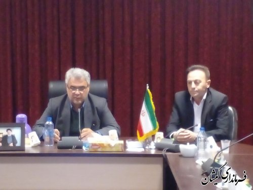 جلسه تعیین وضعیت مجتمع اداری شهرستانهای استان گلستان 