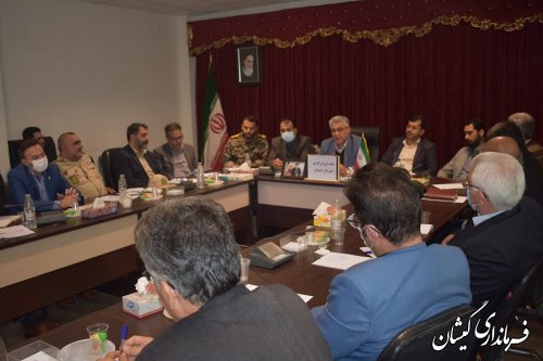 هشتمین جلسه شورای اداری شهرستان گمیشان برگزار شد