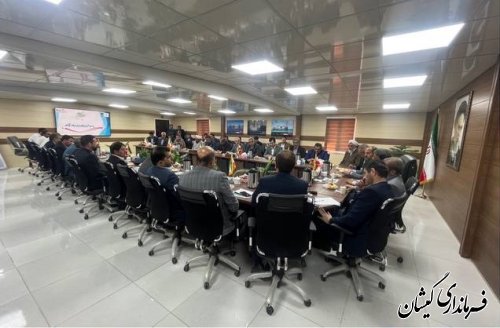 حضور فرماندار گمیشان در جلسه  مجمع نمایندگان استان گلستان در غرب استان