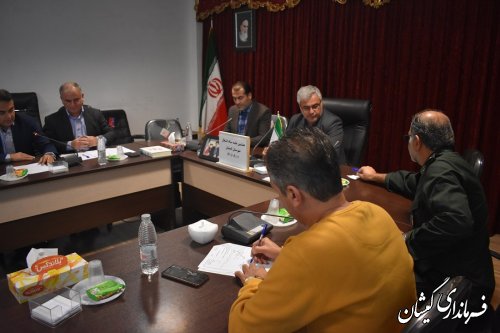 برگزاری جلسه هشتمین جلسه ستاداشتغال شهرستان گمیشان 