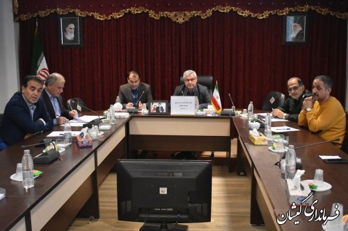 برگزاری ششمین جلسه رشد 8 درصدی شهرستان گمیشان 