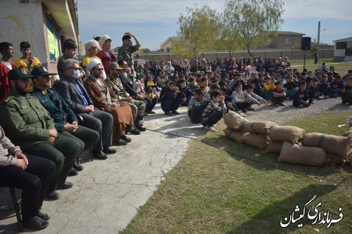 برگزاری جشن  بزرگ بسیجی  در روستای بصیر آباد