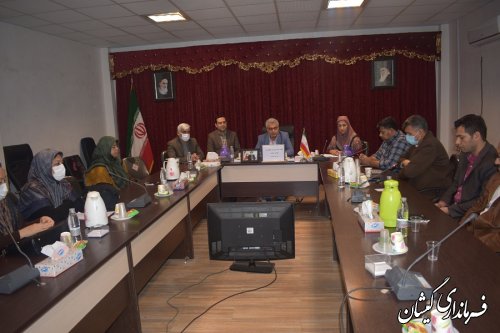 برگزاری جلسه ستاد حمایت از خانواده وجوانی جمعیت شهرستان گمیشان