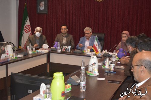 برگزاری جلسه ستاد حمایت از خانواده وجوانی جمعیت شهرستان گمیشان