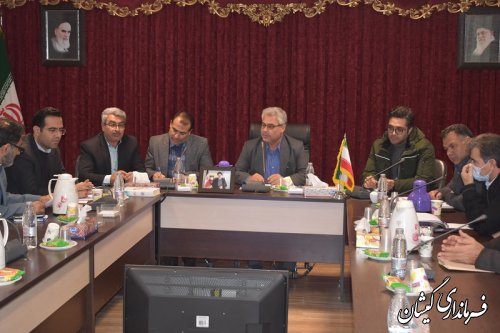 حضور فرماندار گمیشان درجلسه شورای مسکن استان