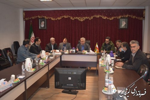حضور فرماندار گمیشان درجلسه شورای مسکن استان