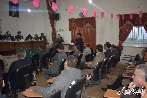 برگزاری نهمین جلسه شورای اداری شهرستان گمیشان
