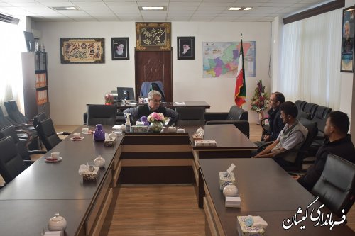 برگزاری ملاقات عمومی فرماندار گمیشان