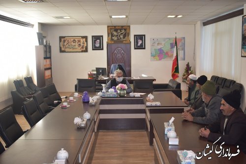 برگزاری ملاقات عمومی فرماندار گمیشان