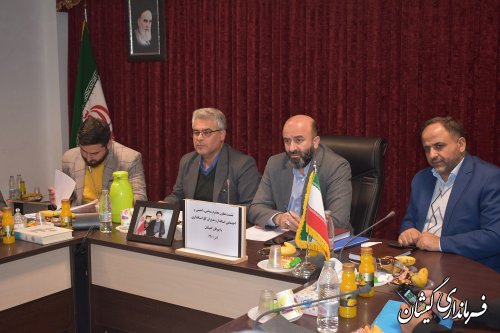 نشست معاون سیاسی امنیتی اجتماعی استاندار گلستان با جوانان و ورزشکاران شهرستان گمیشان 