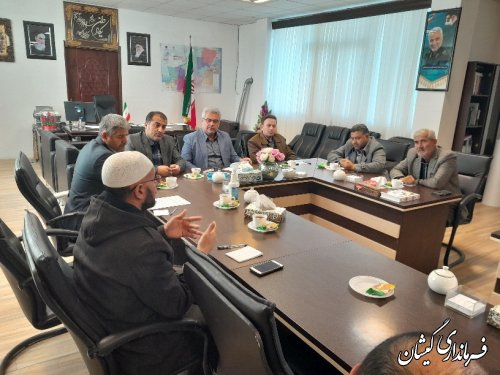 نشست فرماندار گمیشان با نمایندگان ورزشکاران شهرستان