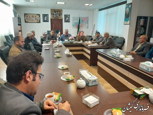 نشست فرماندار گمیشان با نمایندگان ورزشکاران شهرستان