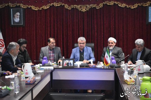 برگزاری شورای ترافیک شهرستان گمیشان