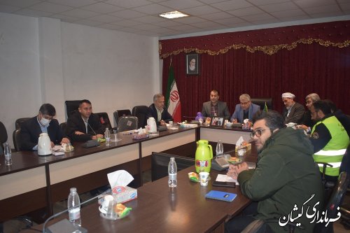 برگزاری شورای ترافیک شهرستان گمیشان