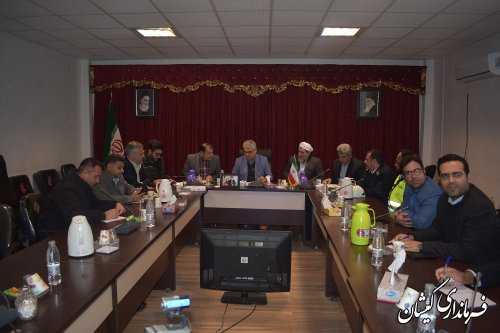 برگزاری شورای ترافیک شهرستان گمیشان
