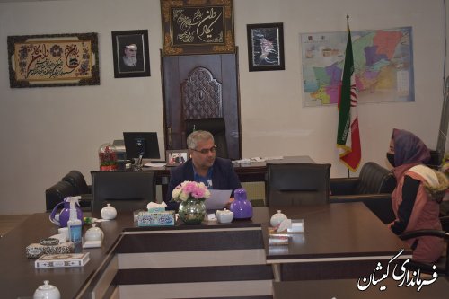 برگزاری ملاقات مردمی فرماندار گمیشان