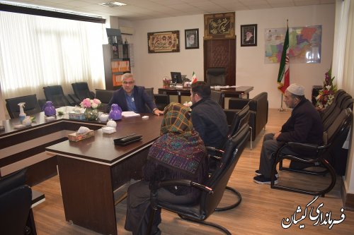 برگزاری ملاقات مردمی فرماندار گمیشان