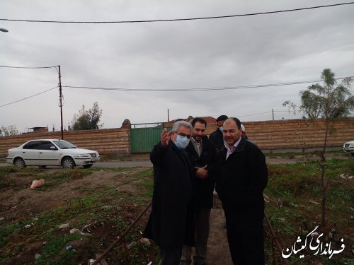 تاکید فرماندار گمیشان بر رفع خطر از پل فرسوده روستای قرنجیک خواجه خان