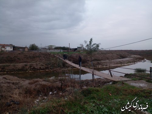 تاکید فرماندار گمیشان بر رفع خطر از پل فرسوده روستای قرنجیک خواجه خان