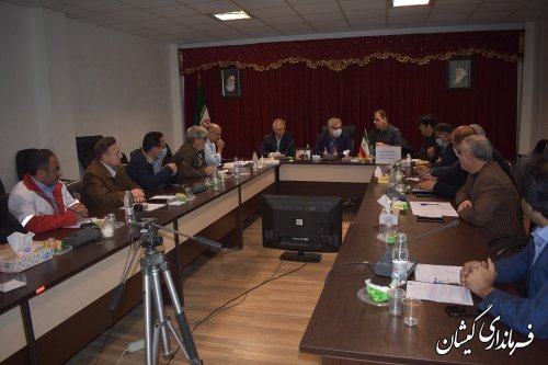 جلسه پیگیری مصوبات سفر استاندار گلستان به شهرستان 