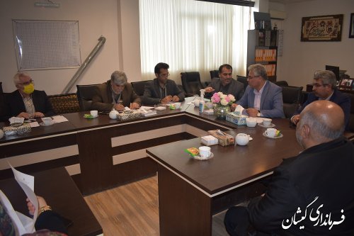 برگزاری جلسه کارگروه آرد و نان شهرستان گمیشان