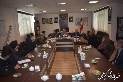 برگزاری جلسه کارگروه آرد و نان شهرستان گمیشان