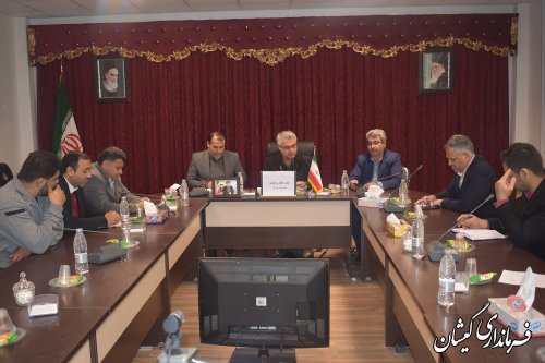 جلسه قرارگاه عفاف و حجاب شهرستان گمیشان