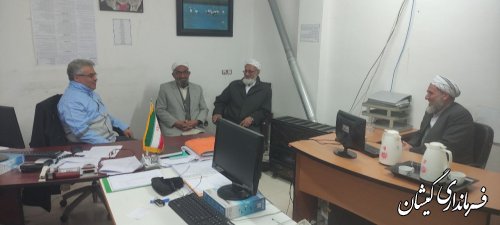 حضور علما و روحانیون گمیشان در فرمانداری گمیشان