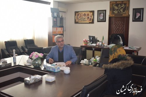 برگزاری ملاقات عمومی فرماندار گمیشان