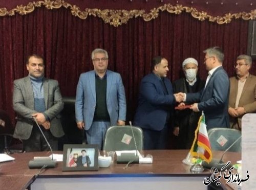 بخشدار گلدشت معارفه شد