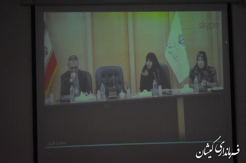 حضور فرماندار گمیشان در جلسه ستاد حمایت از خانواده و جوانی جمعیت استان