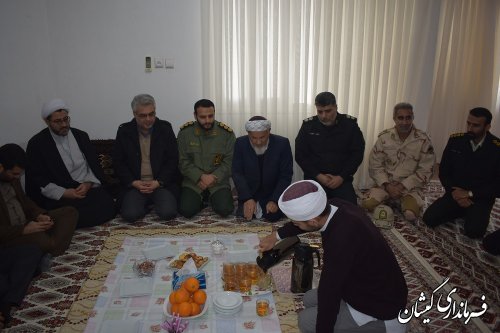 دیدار فرماندار گمیشان با امامان جمعه شهرستان