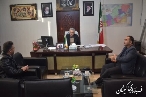 برگزاری نشست پیگیری مسائل احداث شرکت گلخانه ای سیمین شهر