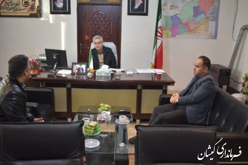 برگزاری نشست پیگیری مسائل احداث شرکت گلخانه ای سیمین شهر