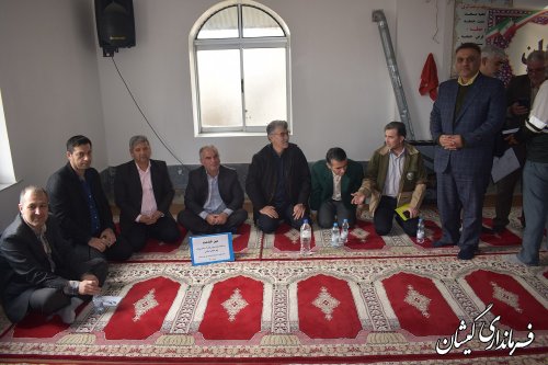 برگزاری میز خدمت در روستای قرنجیک خواجه خان شهرستان گمیشان 
