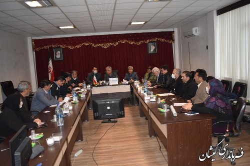  برگزاری جلسه ستاد تنظیم بازار شهرستان گمیشان