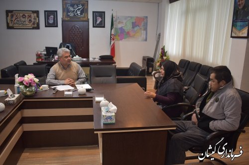 برگزاری ملاقات مردمی فرماندار گمیشان